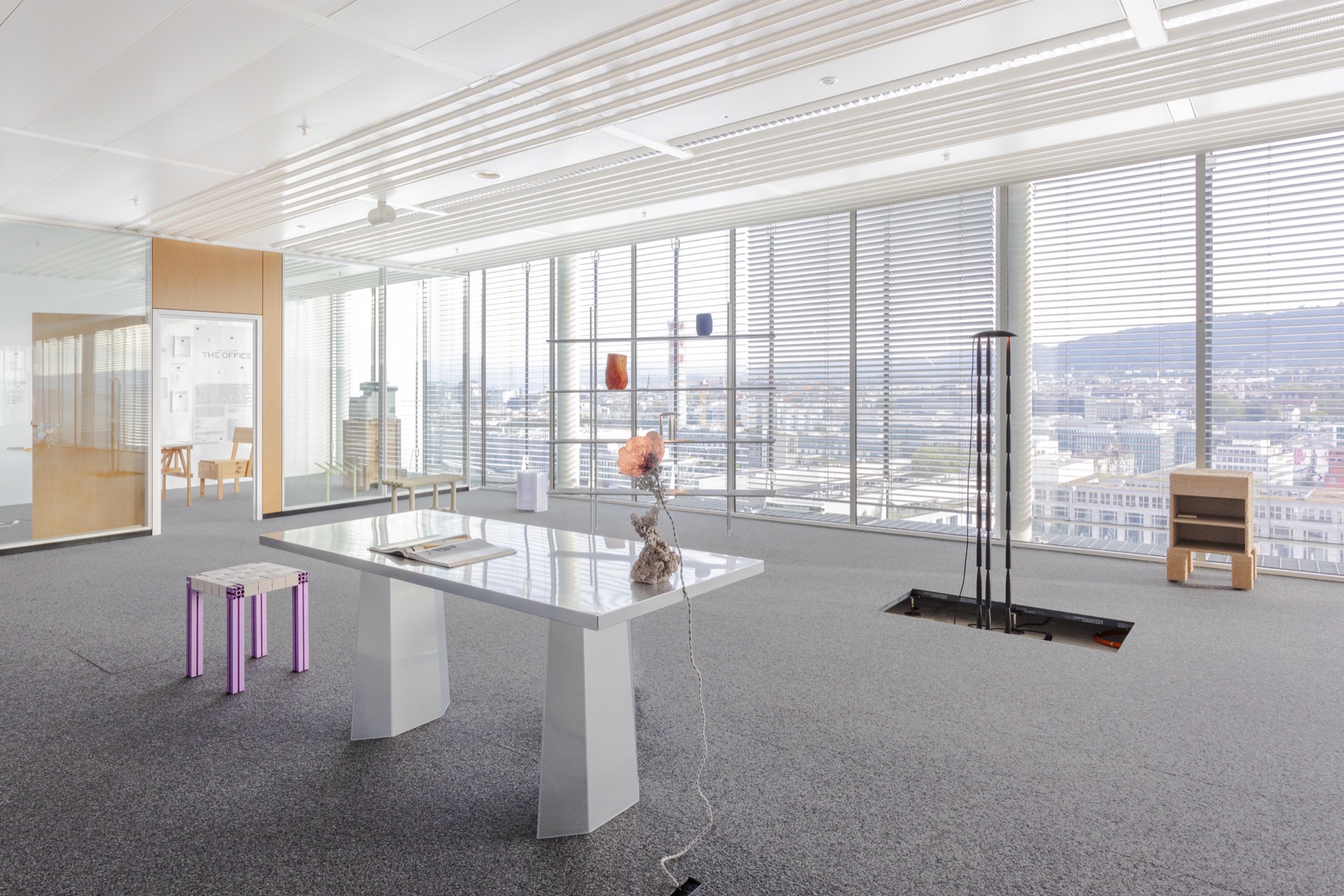 Exhibition view, Stephanie Hornig, Interstate Table